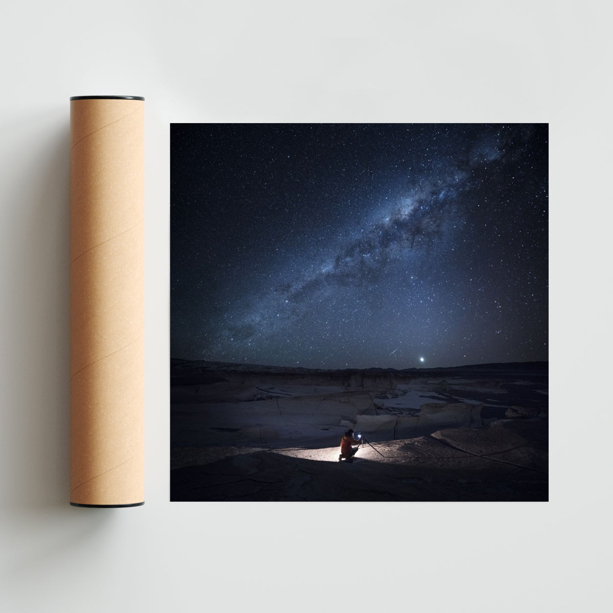 Vía Láctea - Cuadrado solo print