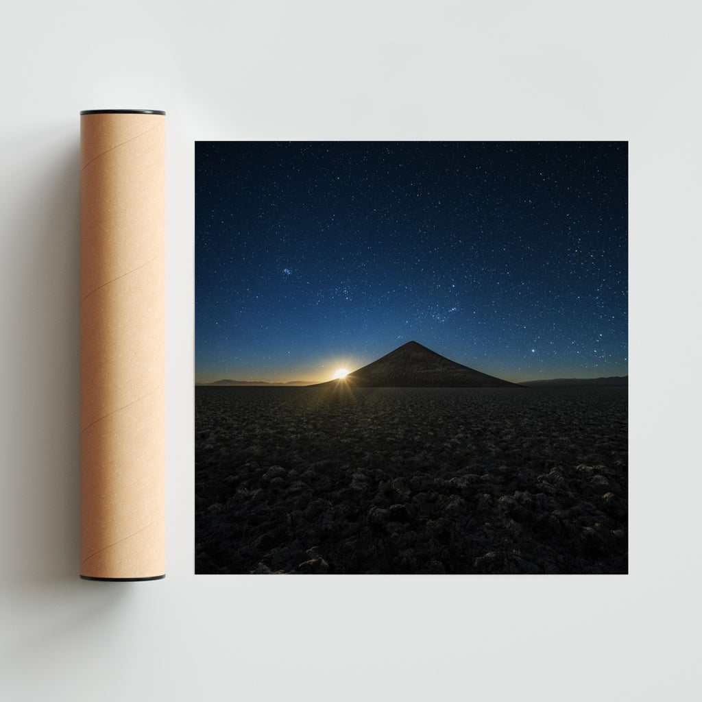 El nacimiento de la Luna - Cuadrado solo print