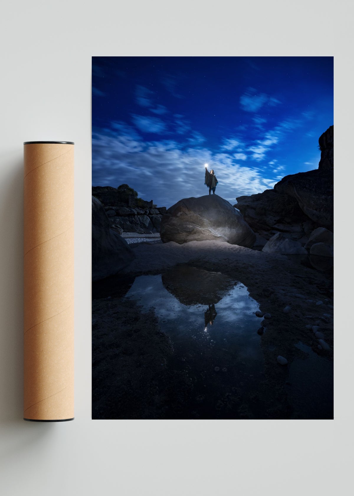 La varita magia elige al Mago - FotoV Solo print