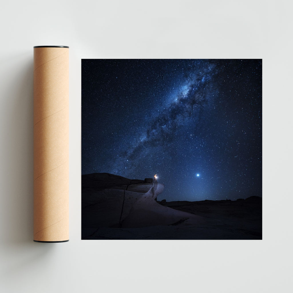 Capturando una Estrella - Cuadrado solo print