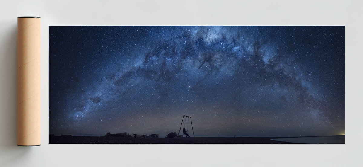 Contemplando las via lactea - Pano H Solo print