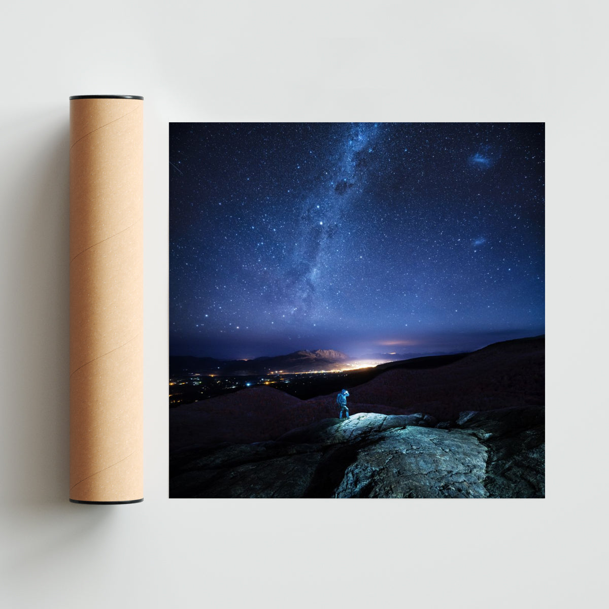 La exploración - Cuadrado solo print