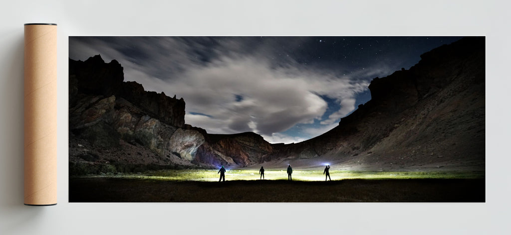 La exploración - Pano H Solo print