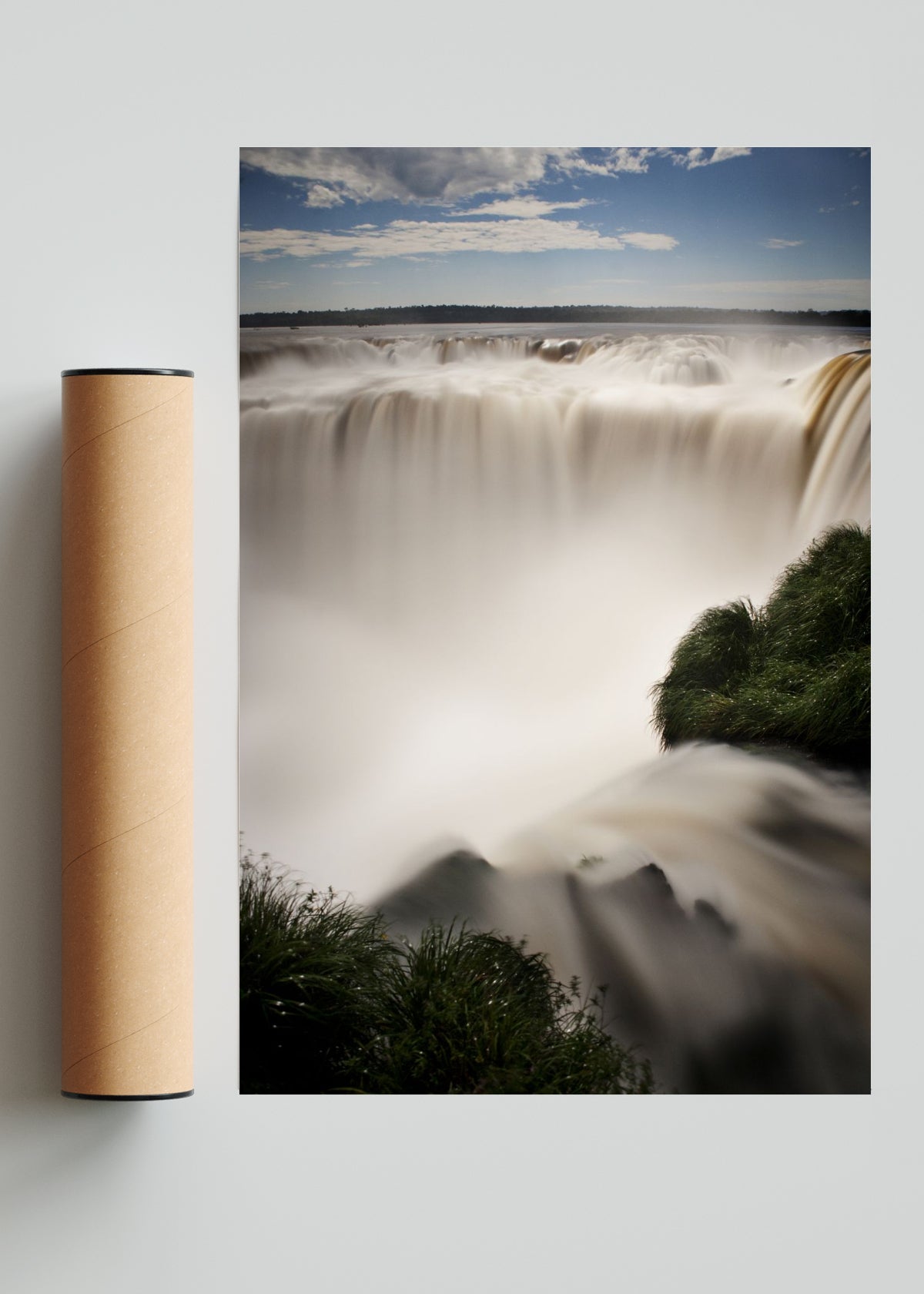 Cataratas del Iguazu bajo la luz de la luna - FotoV Solo print