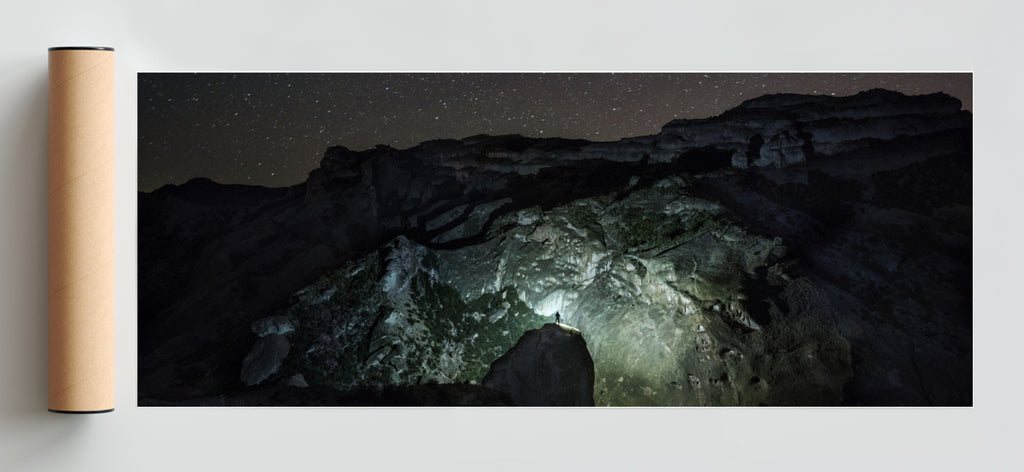 La exploración - Pano H Solo print