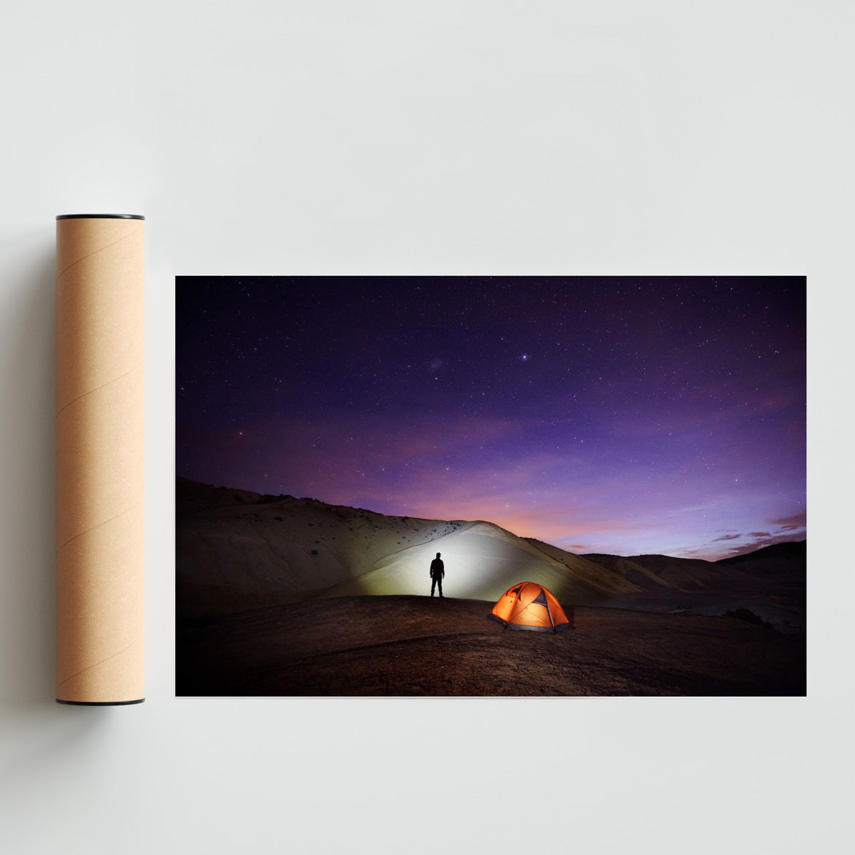 Luz en la noche - FotoH solo print