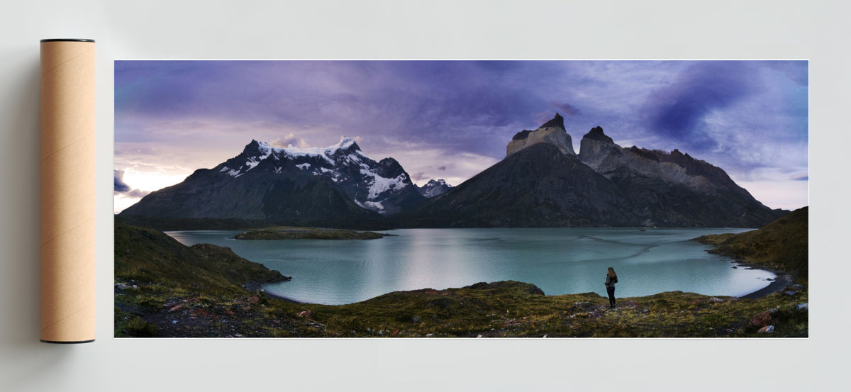 Torres del Paine - Pano H Solo print