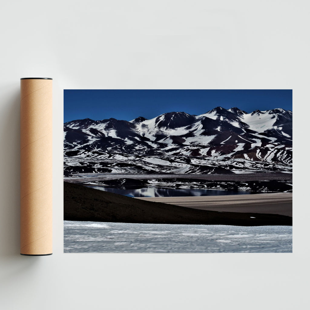 Los Seismiles - Volcán Pissis 1 - Paisaje Solo print