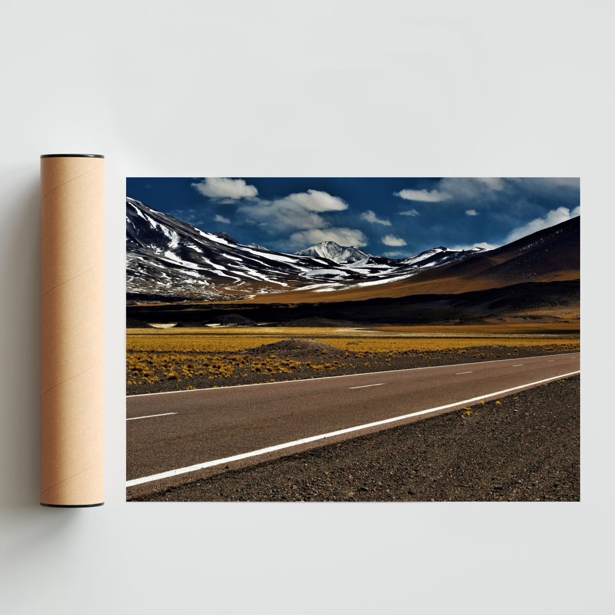 Los Seismiles - Volcán Nevado del Fraile - Paisaje Solo print