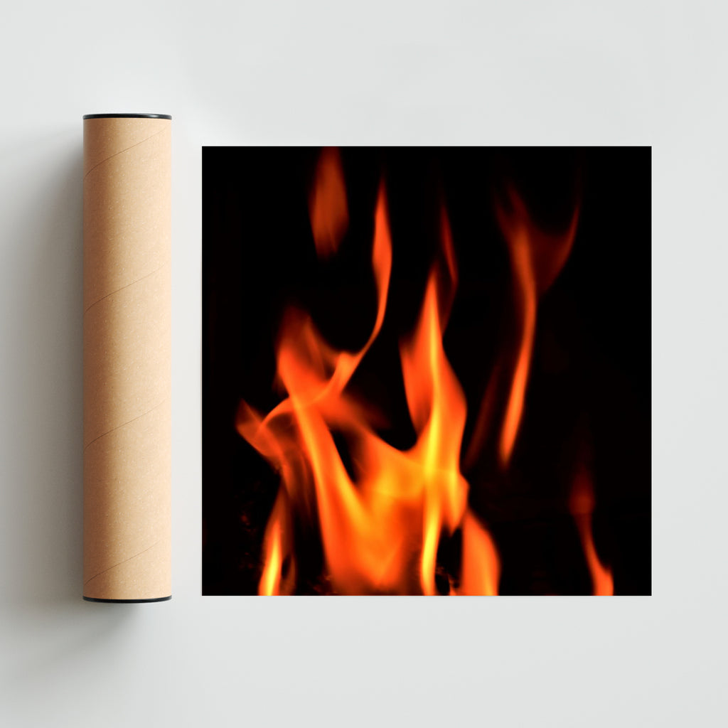 Serie Fuego - 2 - Cuadrado solo print
