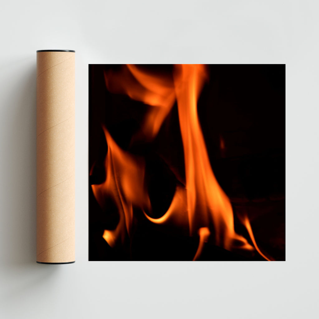 Serie Fuego - 3 - Cuadrado solo print