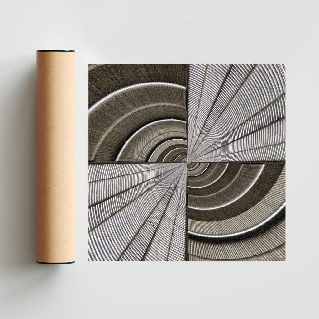 METÁLICO 1 - Cuadrado solo print