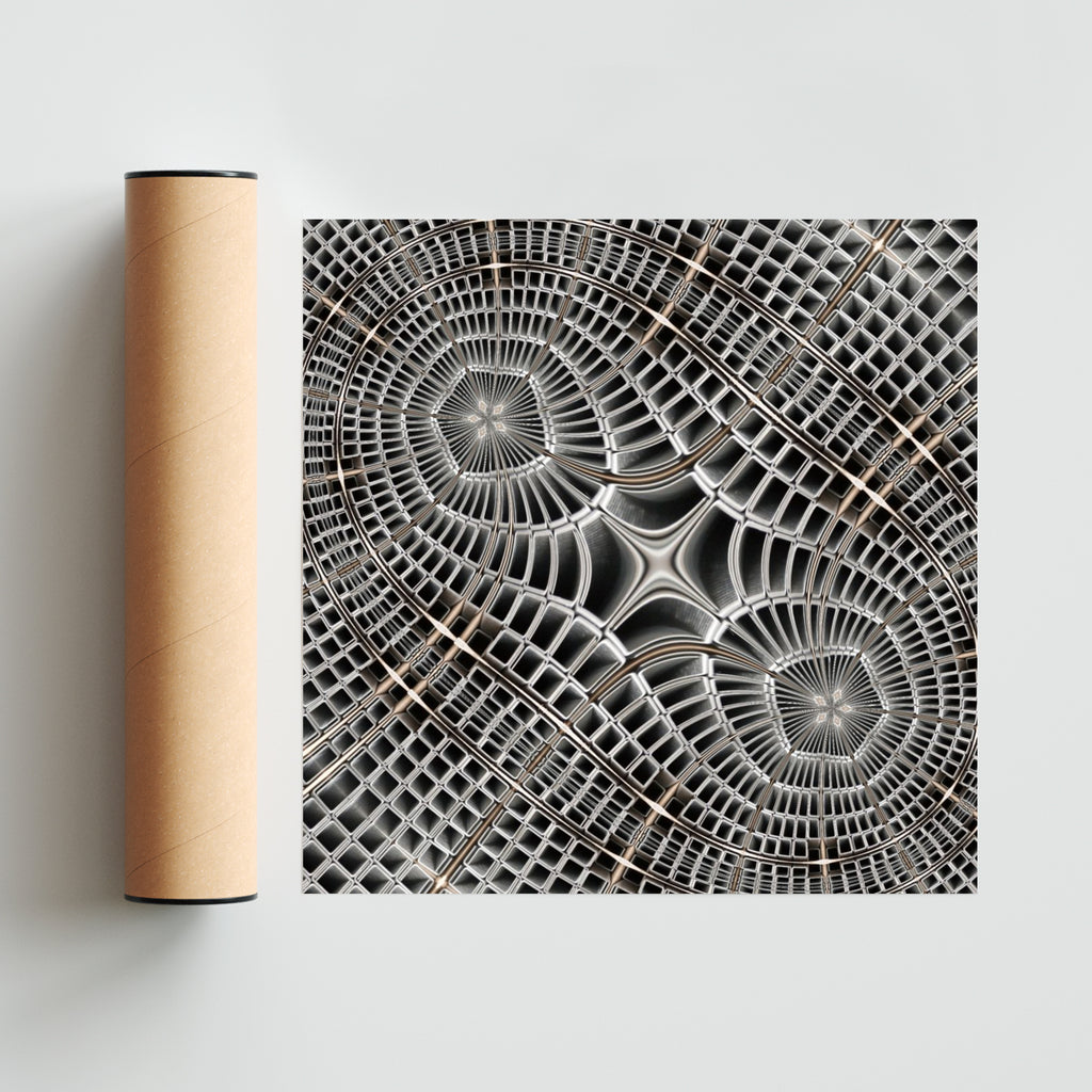 METÁLICO 2 - Cuadrado solo print