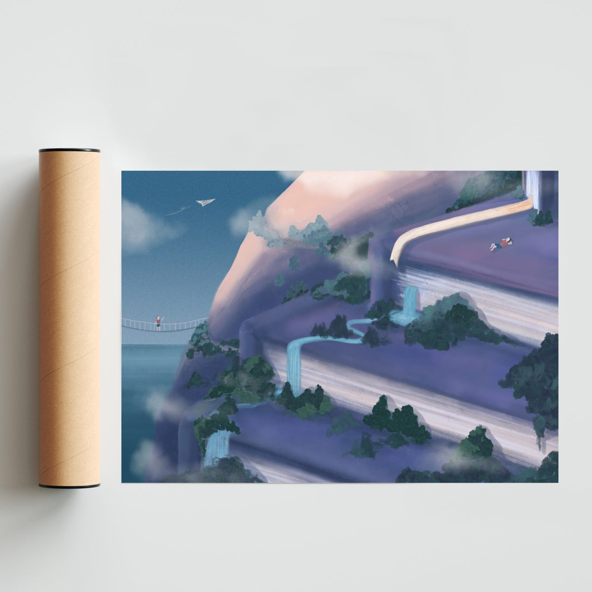 Descanso - Paisaje Solo print
