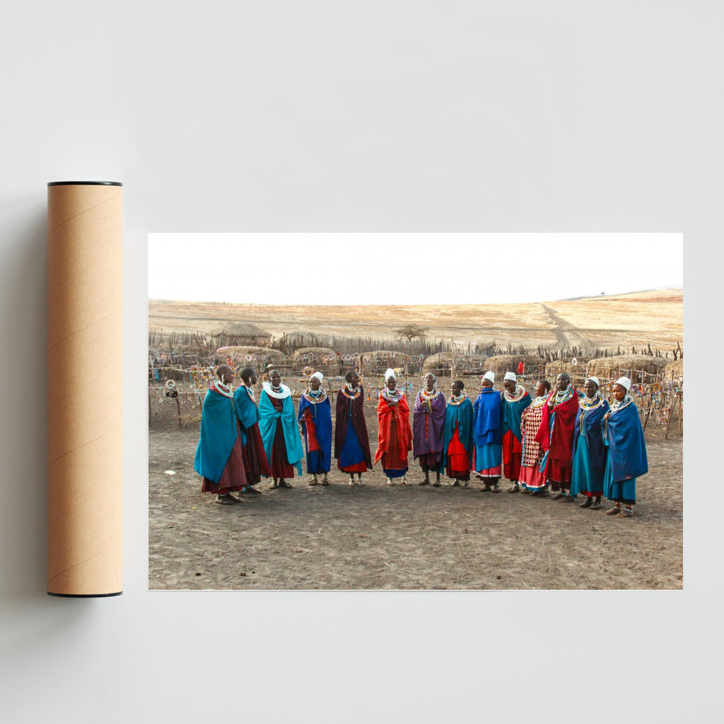 Mujeres Masai - FotoH solo print