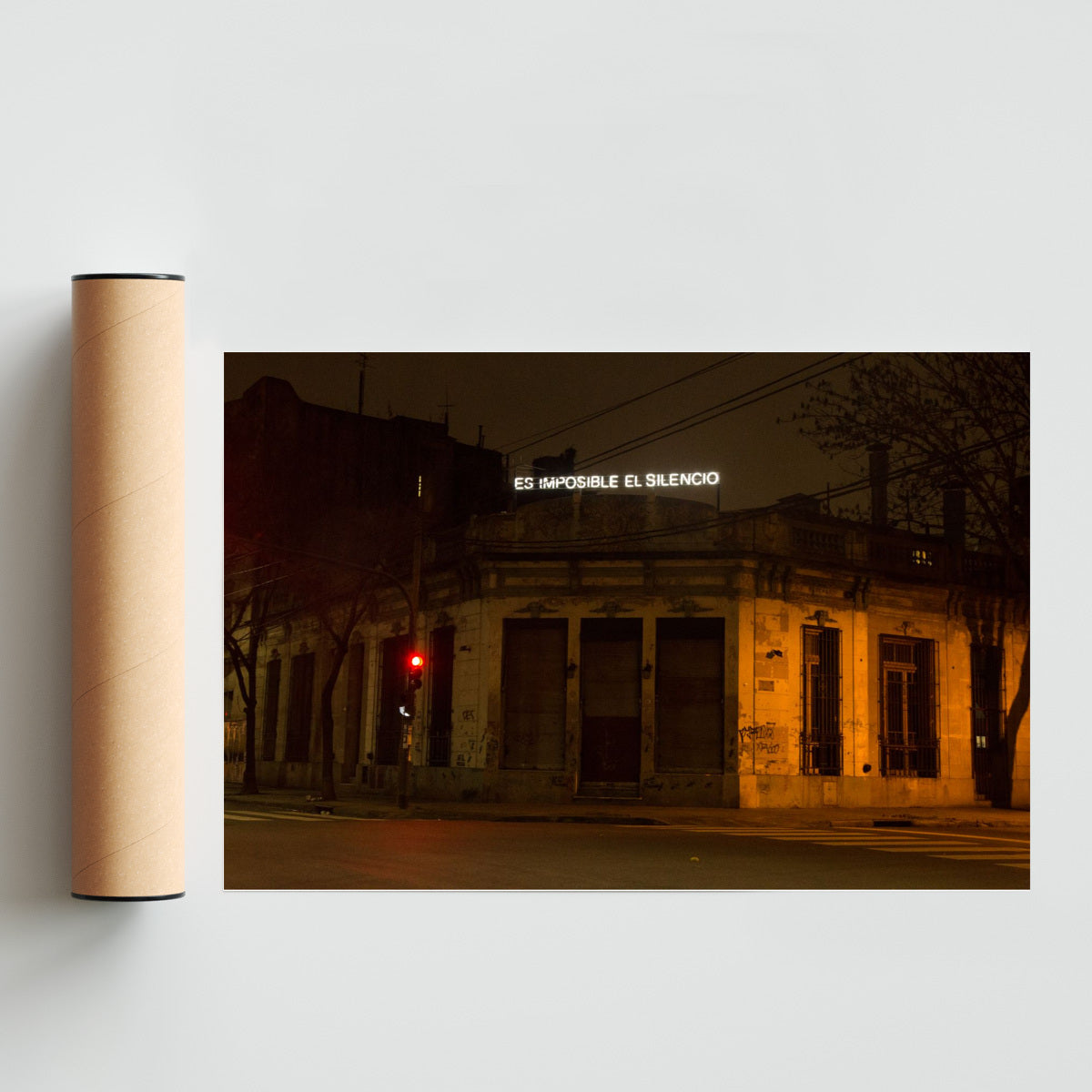Es imposible el silencio - FotoH solo print