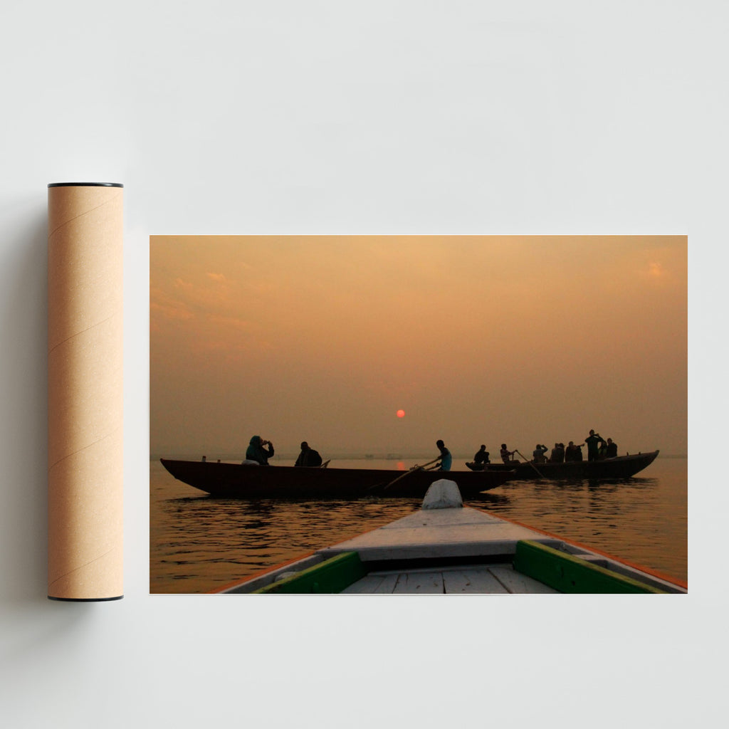 Remando en el Ganges - FotoH solo print