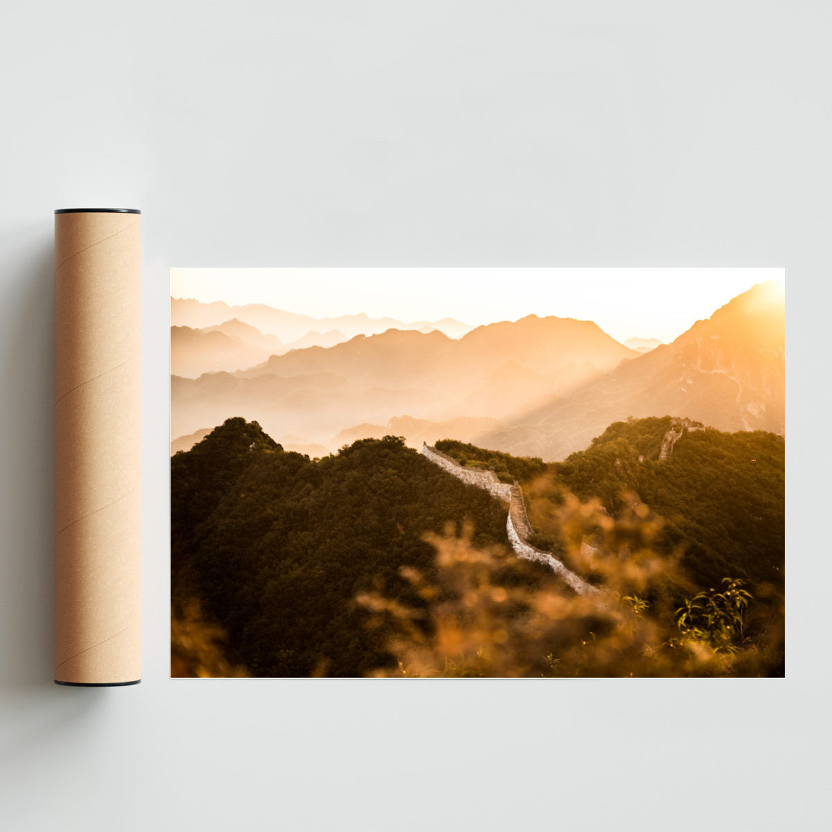 Amanece en la Muralla China - FotoH solo print