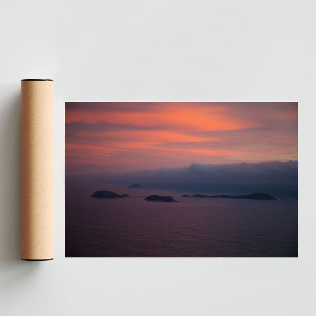 Atardecer en el mar - FotoH solo print