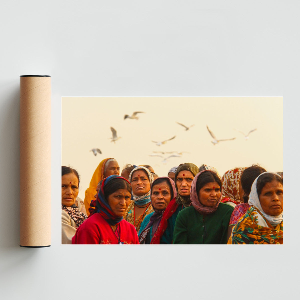 Mujeres en el Ganges - FotoH solo print