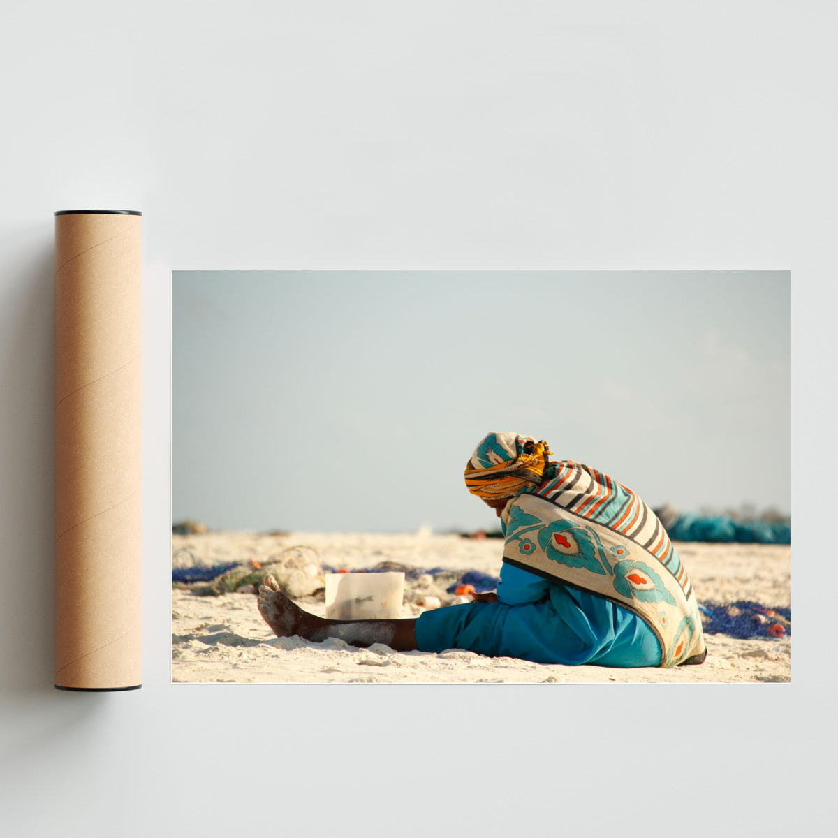 Mujer en Zanzibar - FotoH solo print