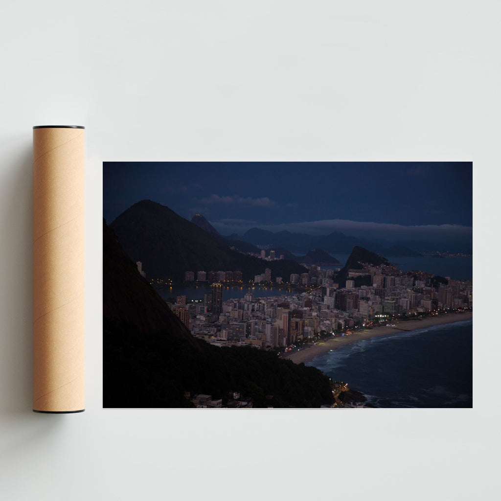 Río de Janeiro nocturna - FotoH solo print