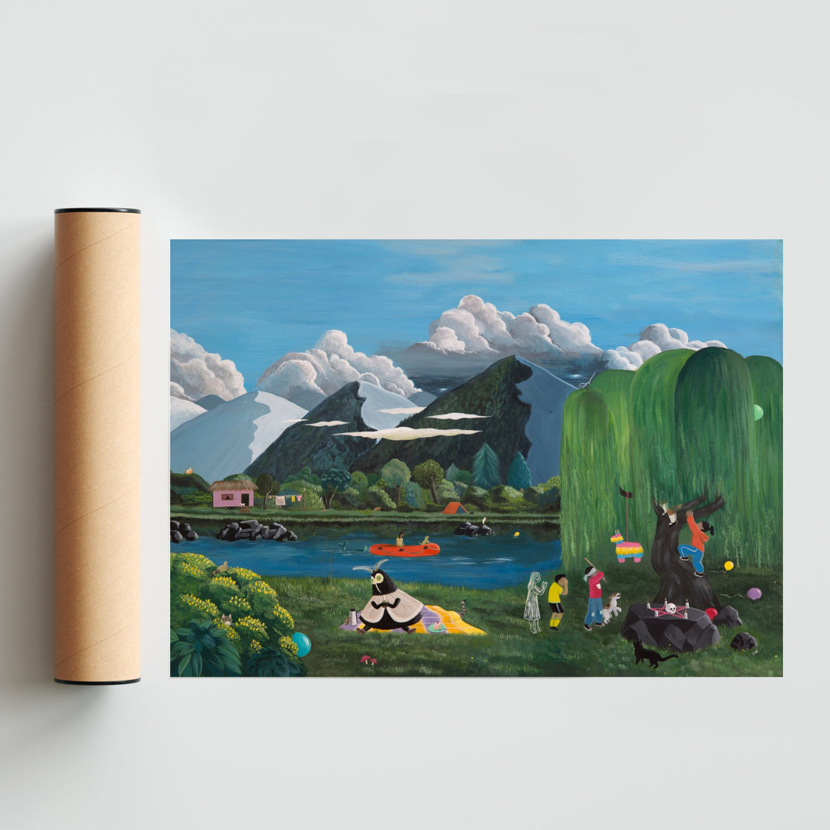 Te invito a mi fiestita - Paisaje Solo print