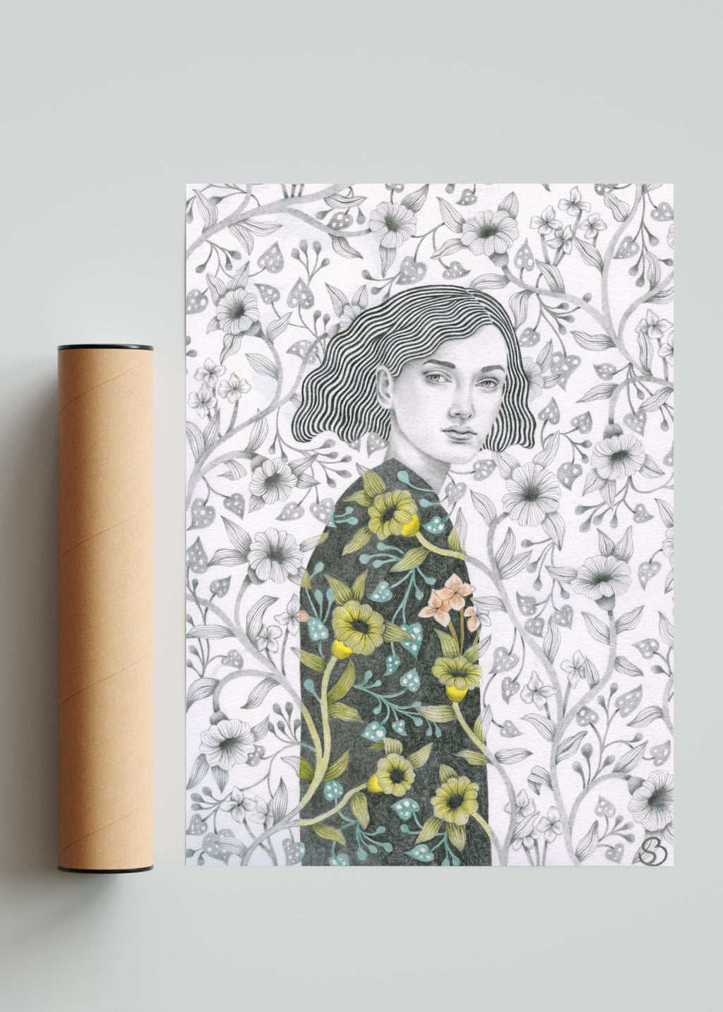 Amaranta - Retrato solo print