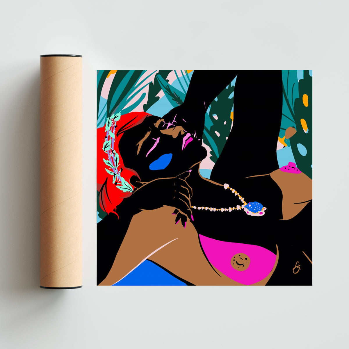 El Descanso - Cuadrado solo print