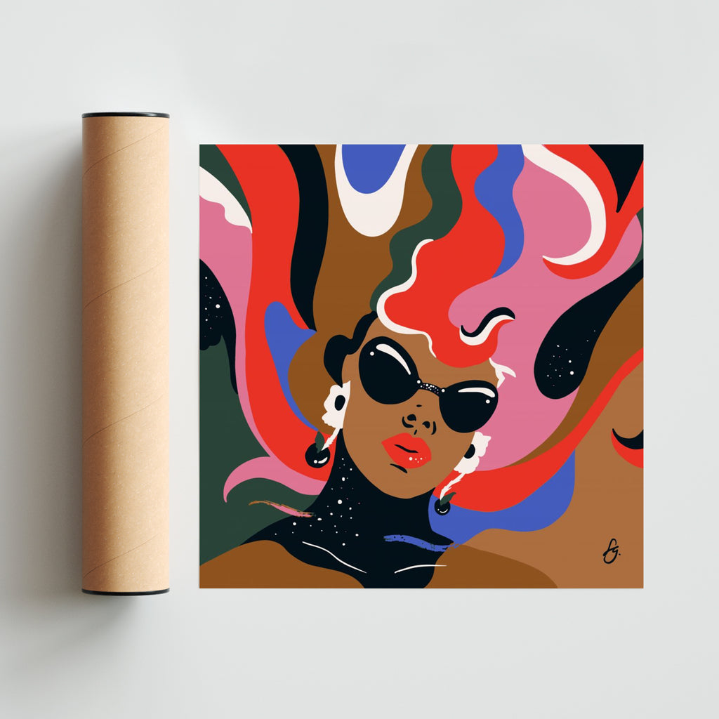 The Future - Cuadrado solo print