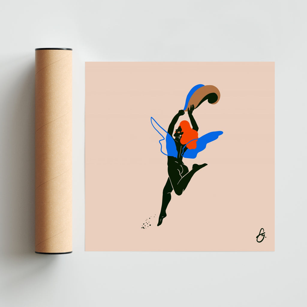 Freedom - Cuadrado solo print