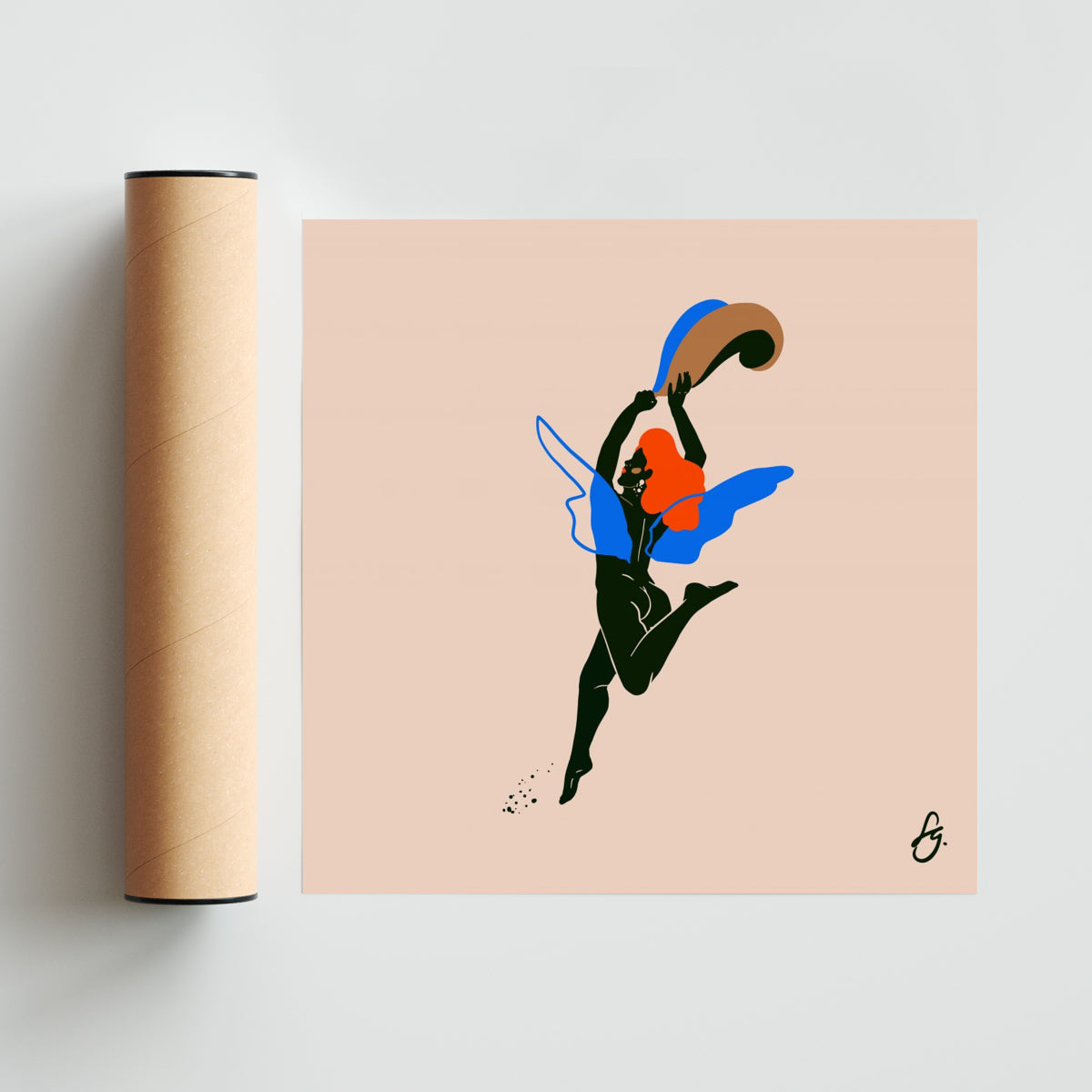 Freedom - Cuadrado solo print