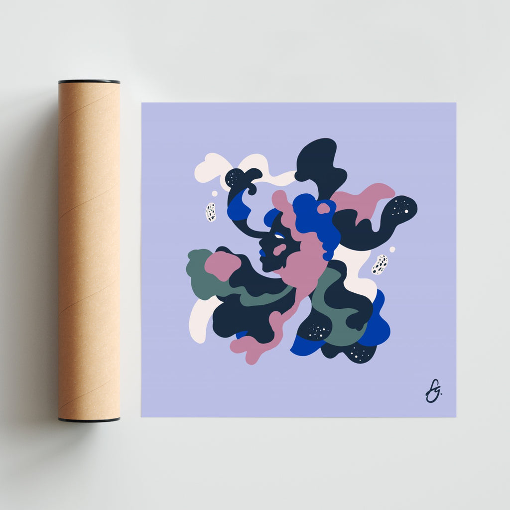 Inspirada - Cuadrado solo print