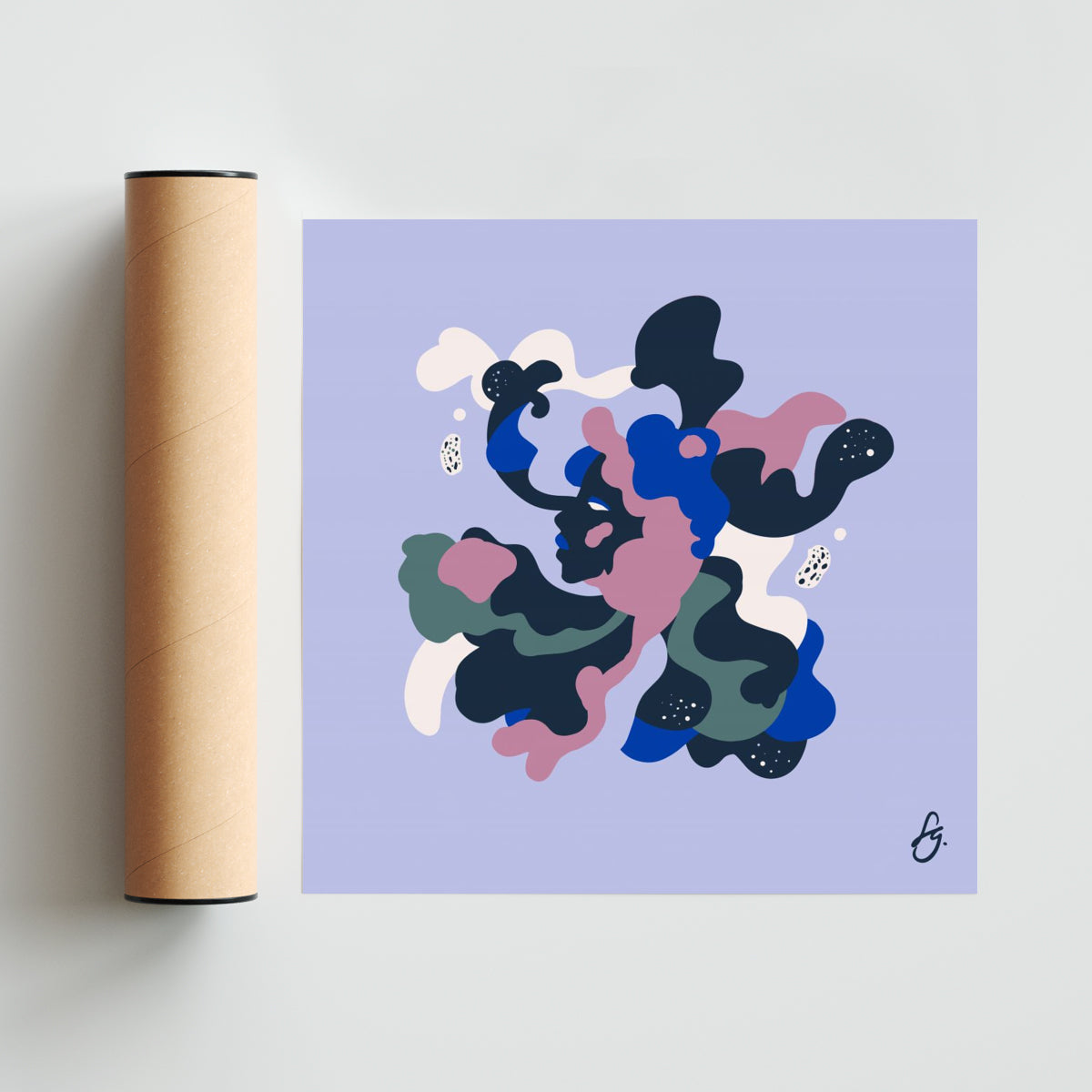 Inspirada - Cuadrado solo print