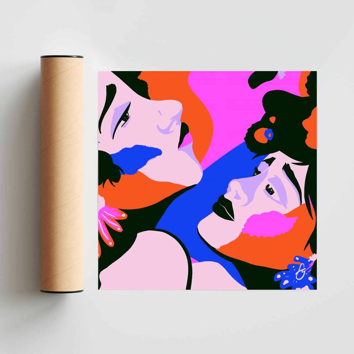 Love is love - Cuadrado solo print