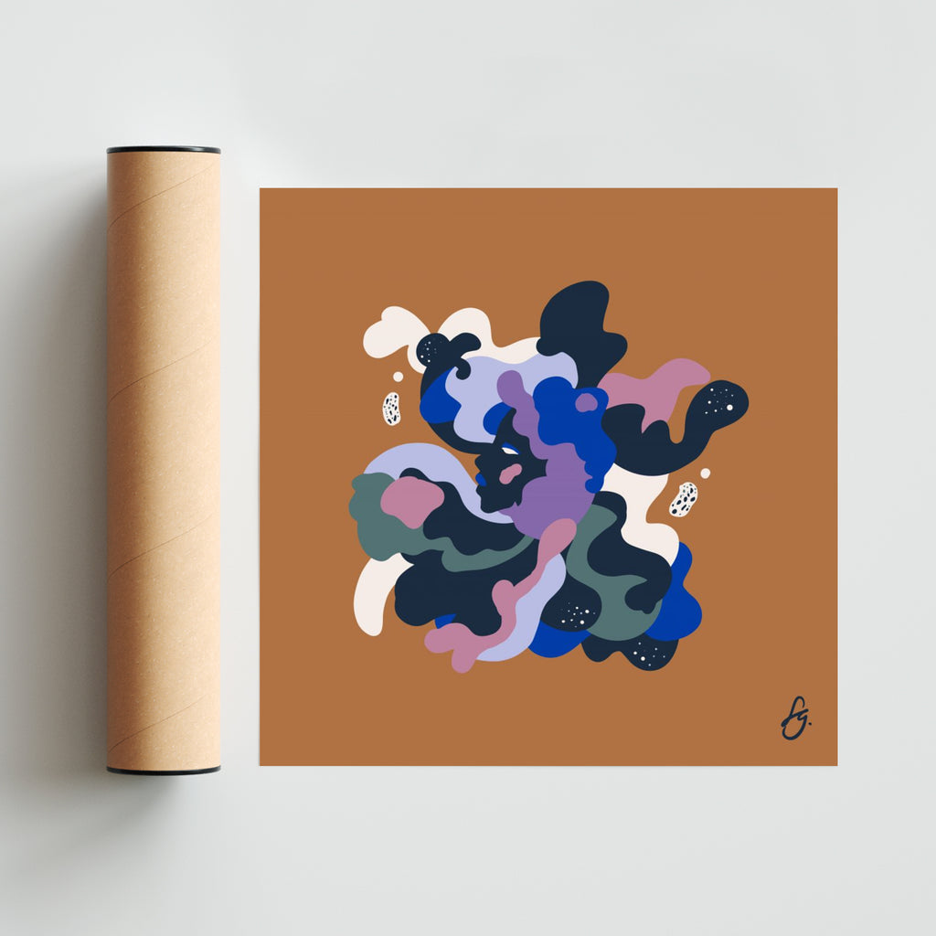 Inspirada II - Cuadrado solo print