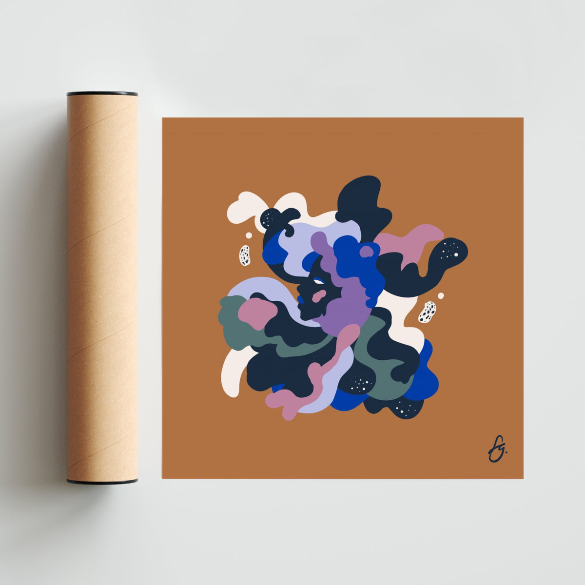 Inspirada II - Cuadrado solo print