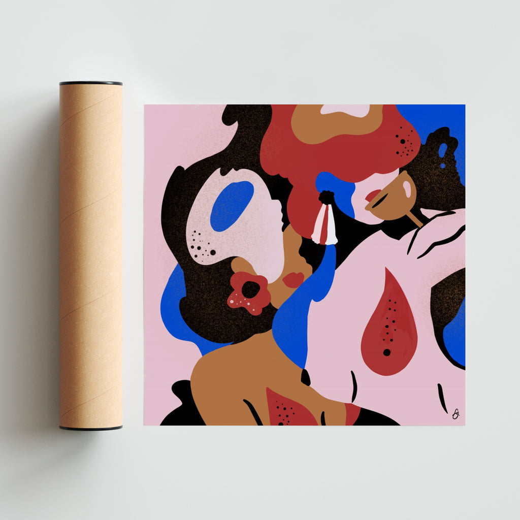 Brindis - Cuadrado solo print