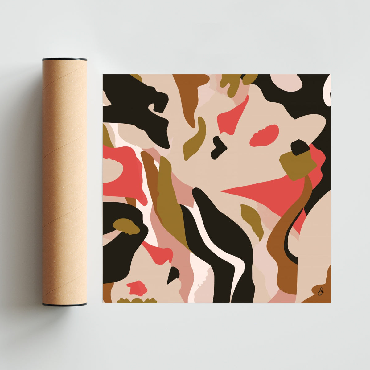 Llamado - Cuadrado solo print