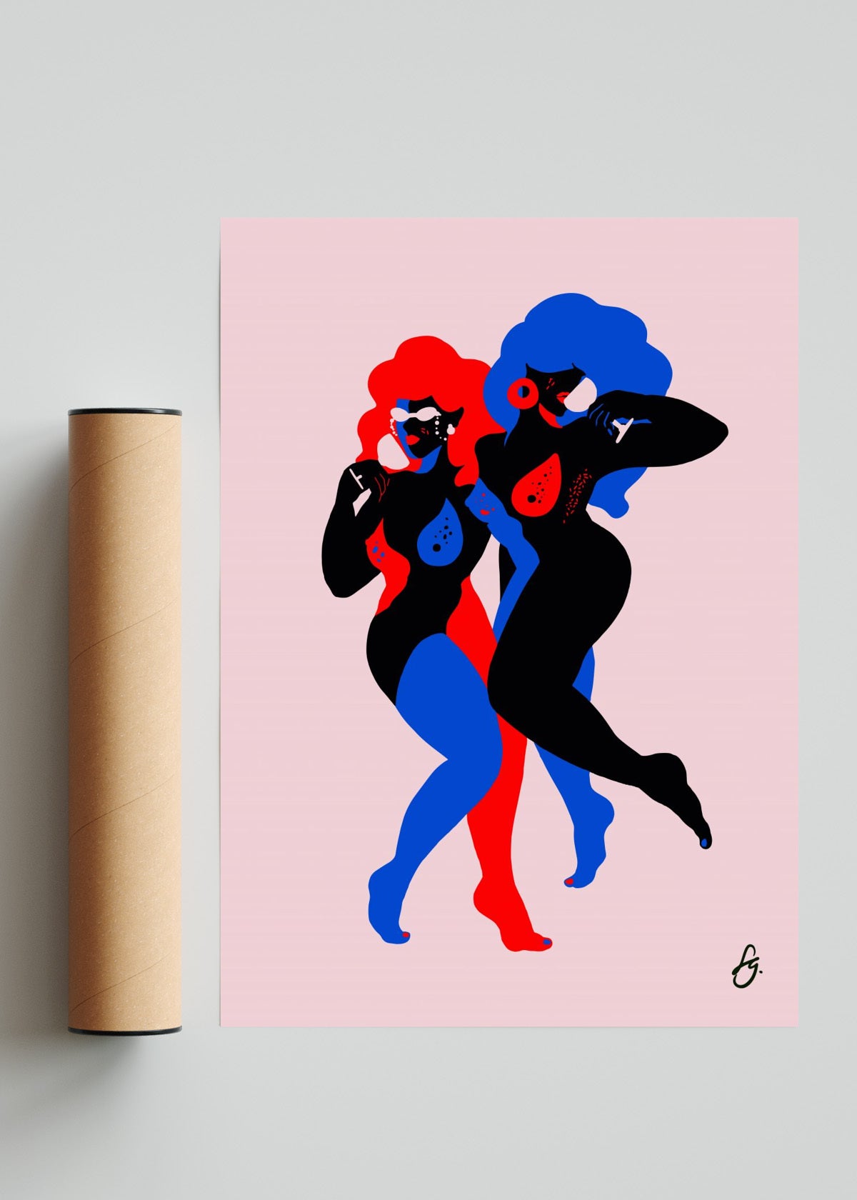Ellas - Retrato solo print