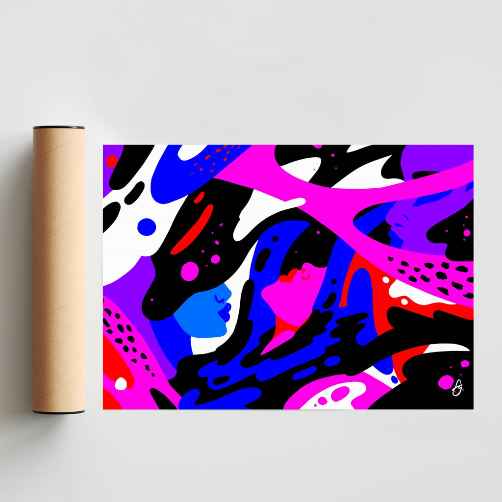 Galáctico - Paisaje Solo print
