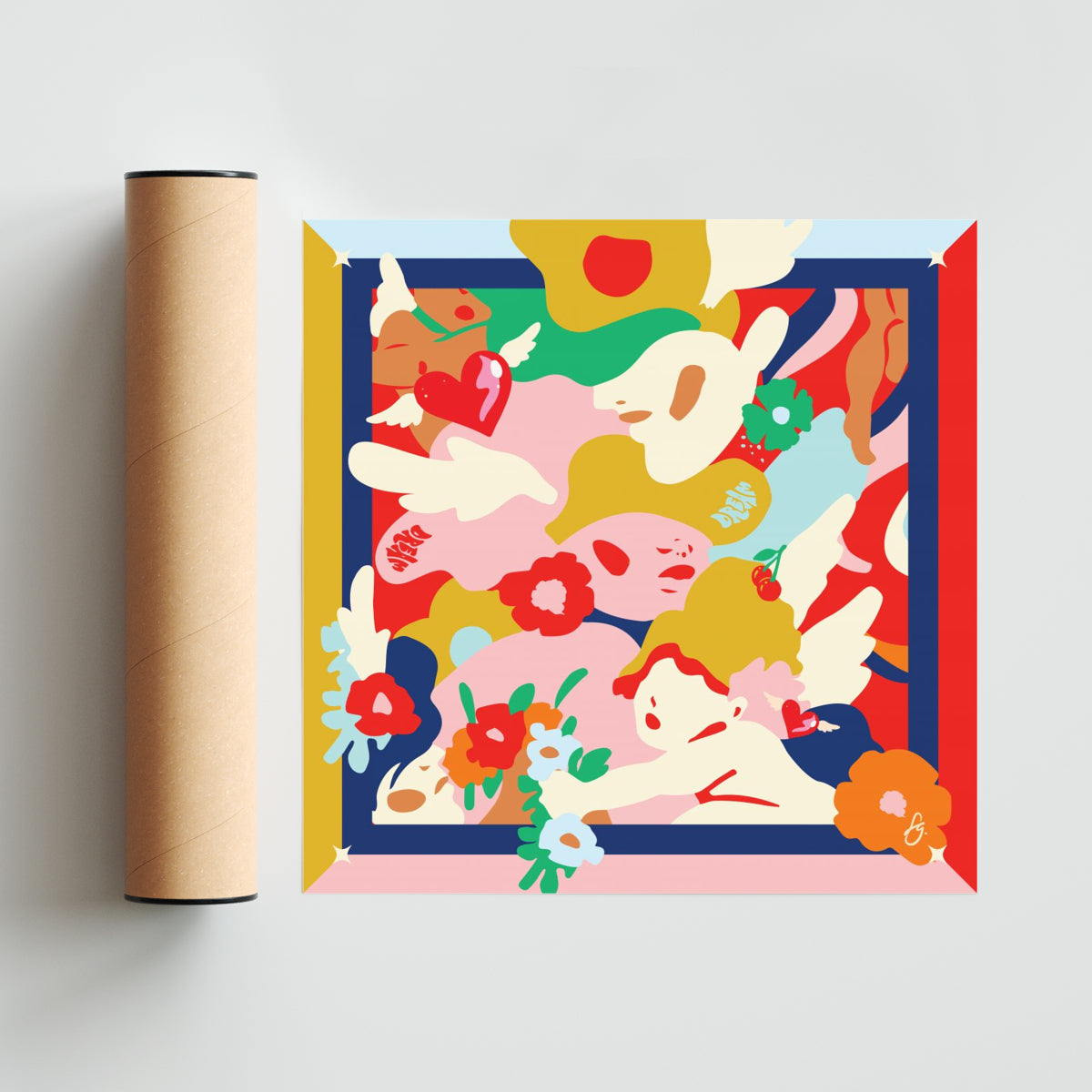 Angelado - Cuadrado solo print