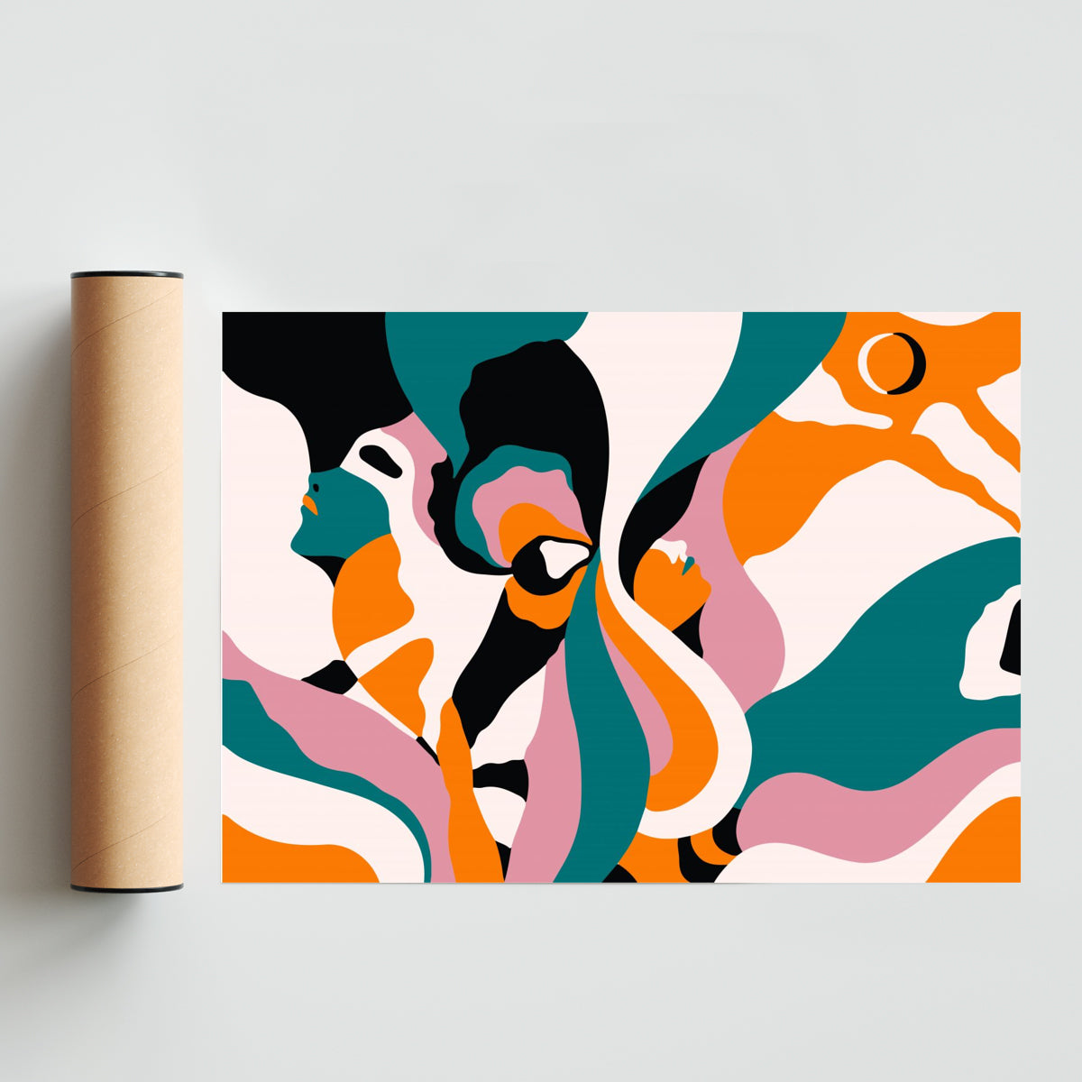 Los dos lados II - Paisaje Solo print