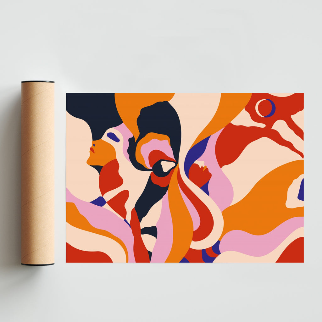 Los dos lados III - Paisaje Solo print