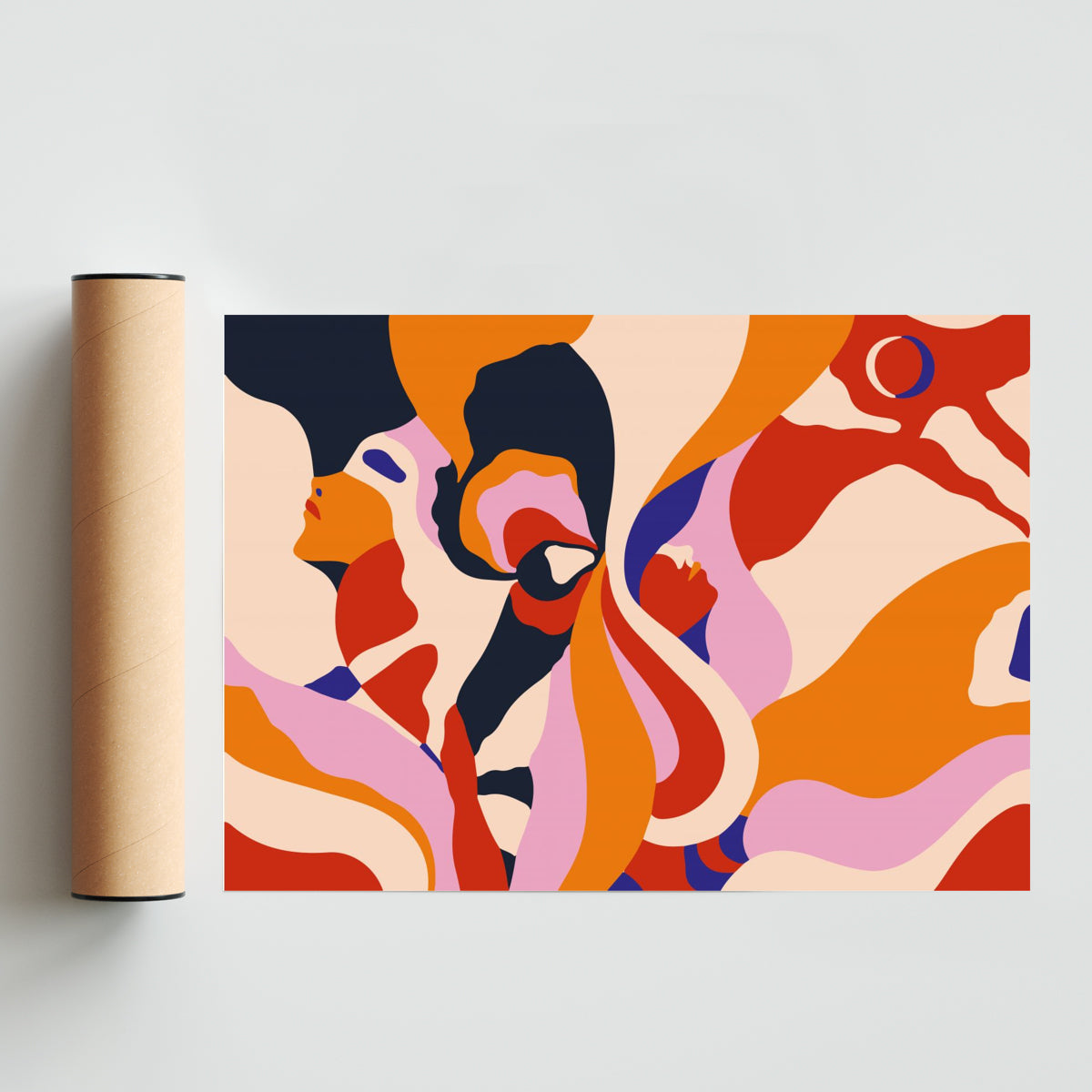 Los dos lados III - Paisaje Solo print