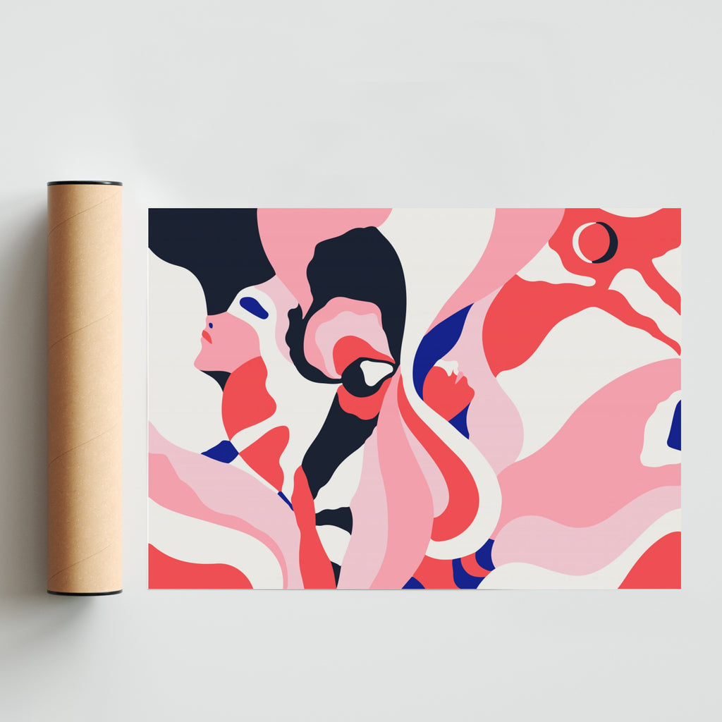 Los dos lados IV - Paisaje Solo print