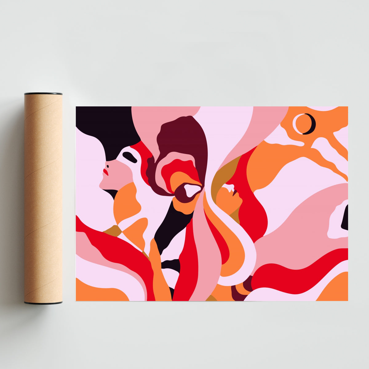 Los dos lados V - Paisaje Solo print