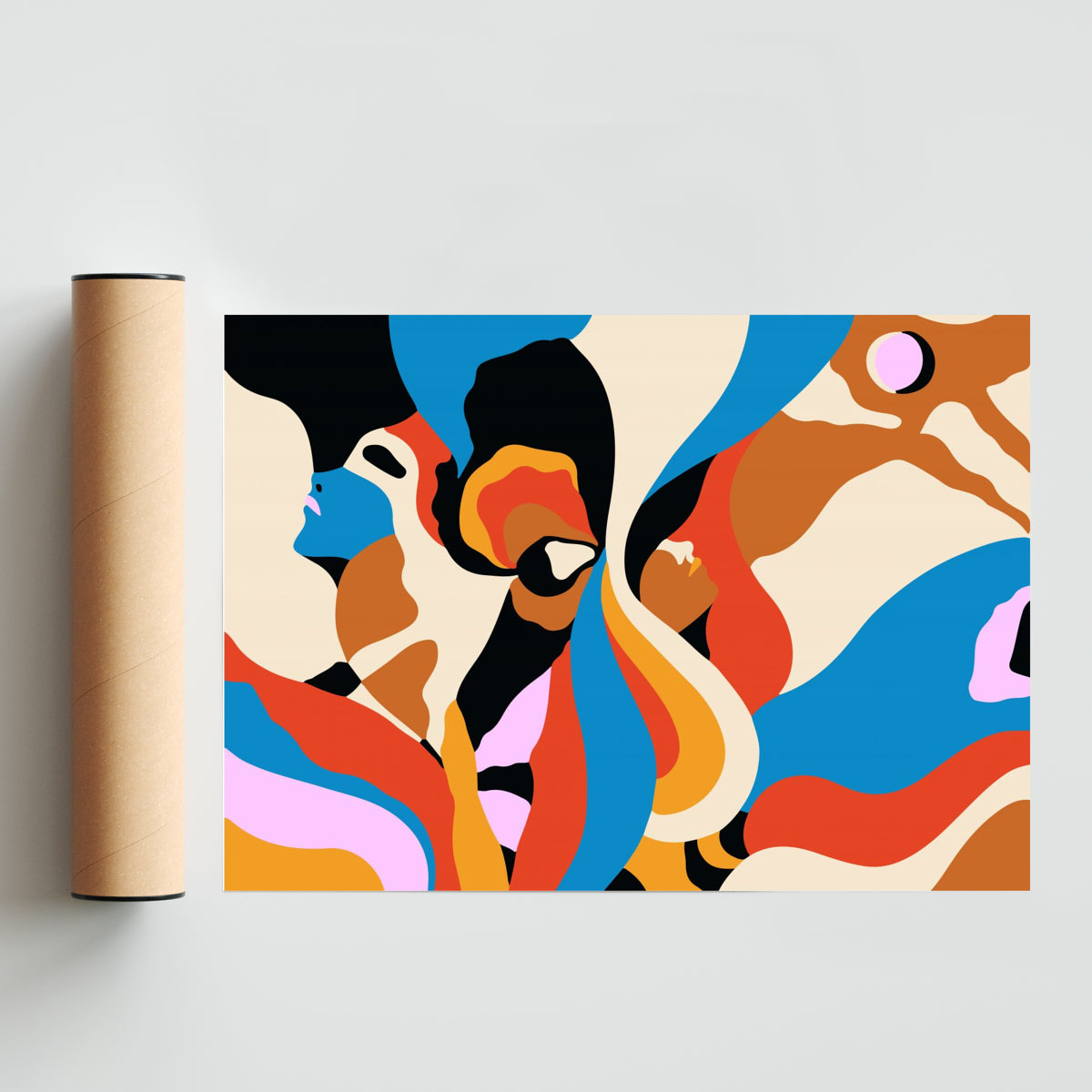Los dos lados VI - Paisaje Solo print