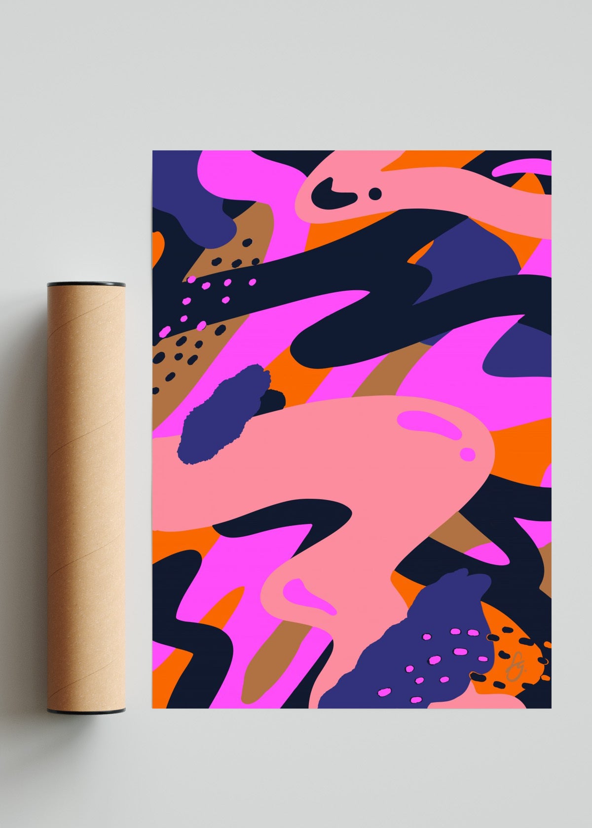Series I _ Magenta - Retrato solo print