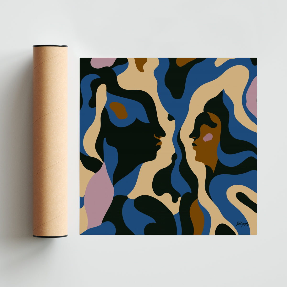 Entre formas I - Cuadrado solo print